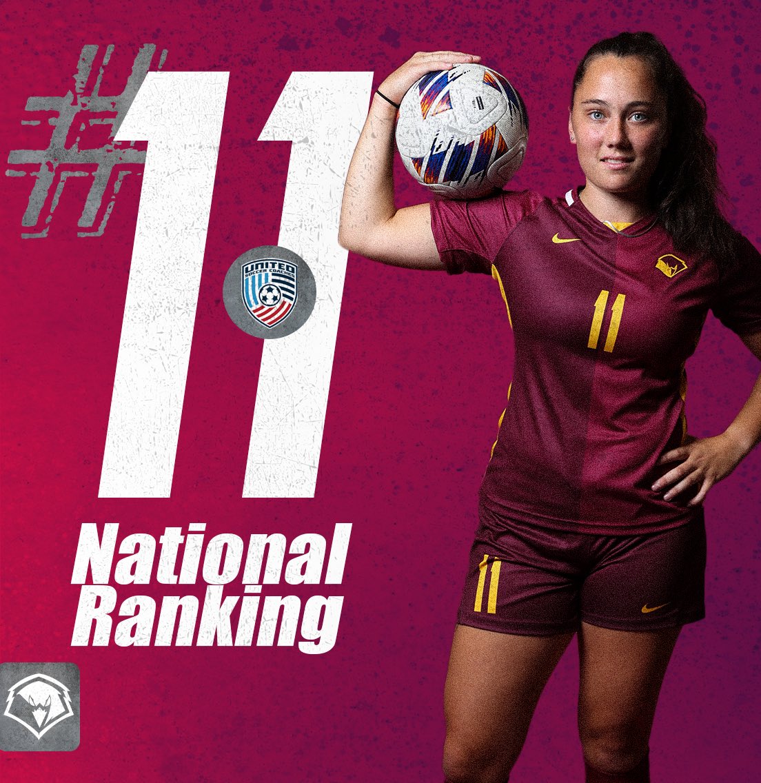 ⚽️ After outscoring opponents 16-2 this past week, the Golden Eagles find themselves ranked 11th in the United States 😨

#WingsUp