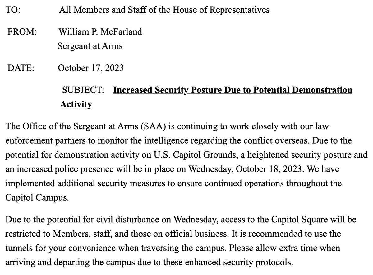 InRodWeTrustMTL's tweet image. Massive security in place at the Capitol tomorrow. Due to the war in Gaza and Republican incompetence regarding the #SpeakerVote