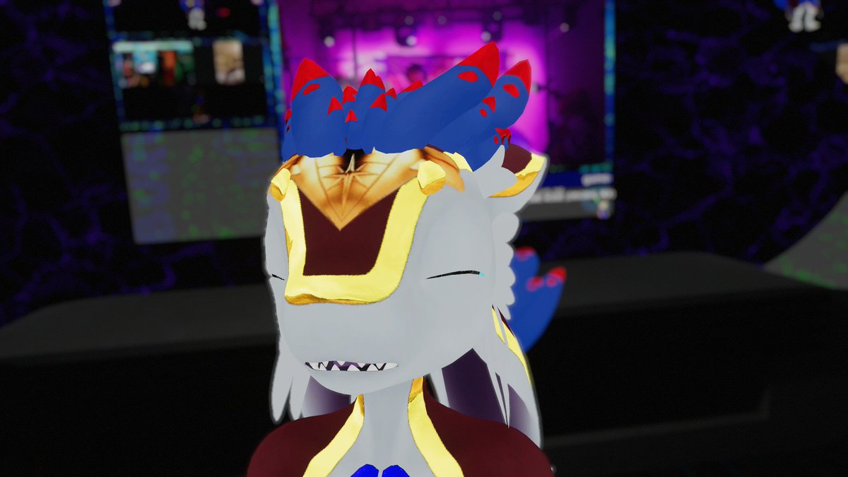 GrinningHamster's tweet photo. @CopperOnVRC @burutatsu @VirtualClub_DR @FrownyTown @CaptainKirbyVR Burumonday! Every week  it's so nice to see so many friends there and enjoy the dj's music!

@GannenTheCat @Tyerell32 @KIRAN162680741 and Omi_Sikal https://t.co/nSy3MwPT32