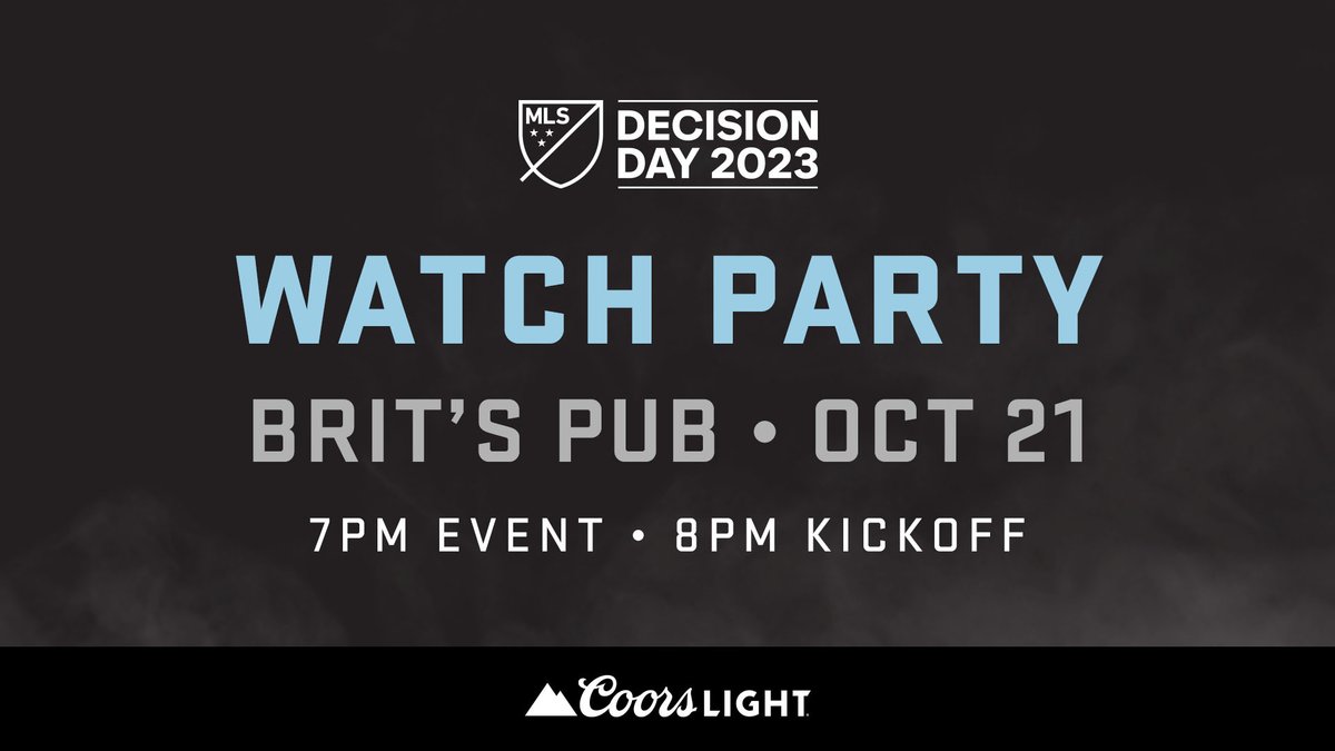 Decision Day is better with friends.

Head to Brit's Pub this Saturday for a special Loons watch party, featuring a DJ, $5.95 <a href="/CoorsLight/">Coors Light</a>, and more.