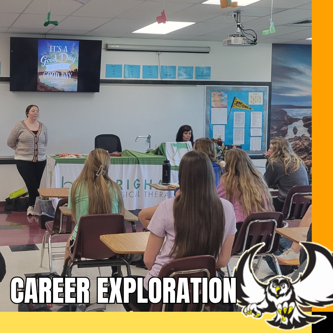 RenwickUSD267's tweet photo. GPHS students engaging in Career Exploration hearing from professionals that represent the 16 Career Clusters as identified by KSDE. Learn more about this by searching "KSDE Kansas Career Fields, Clusters, and Pathways" or "KSDE Career Clusters". https://t.co/4FwzixFPUx