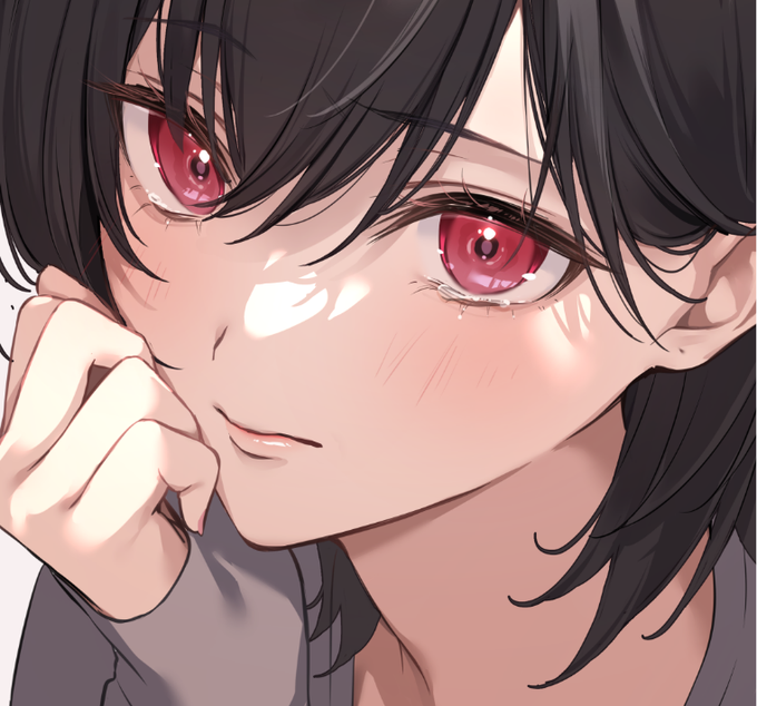 「head rest red eyes」 illustration images(Latest)｜3pages