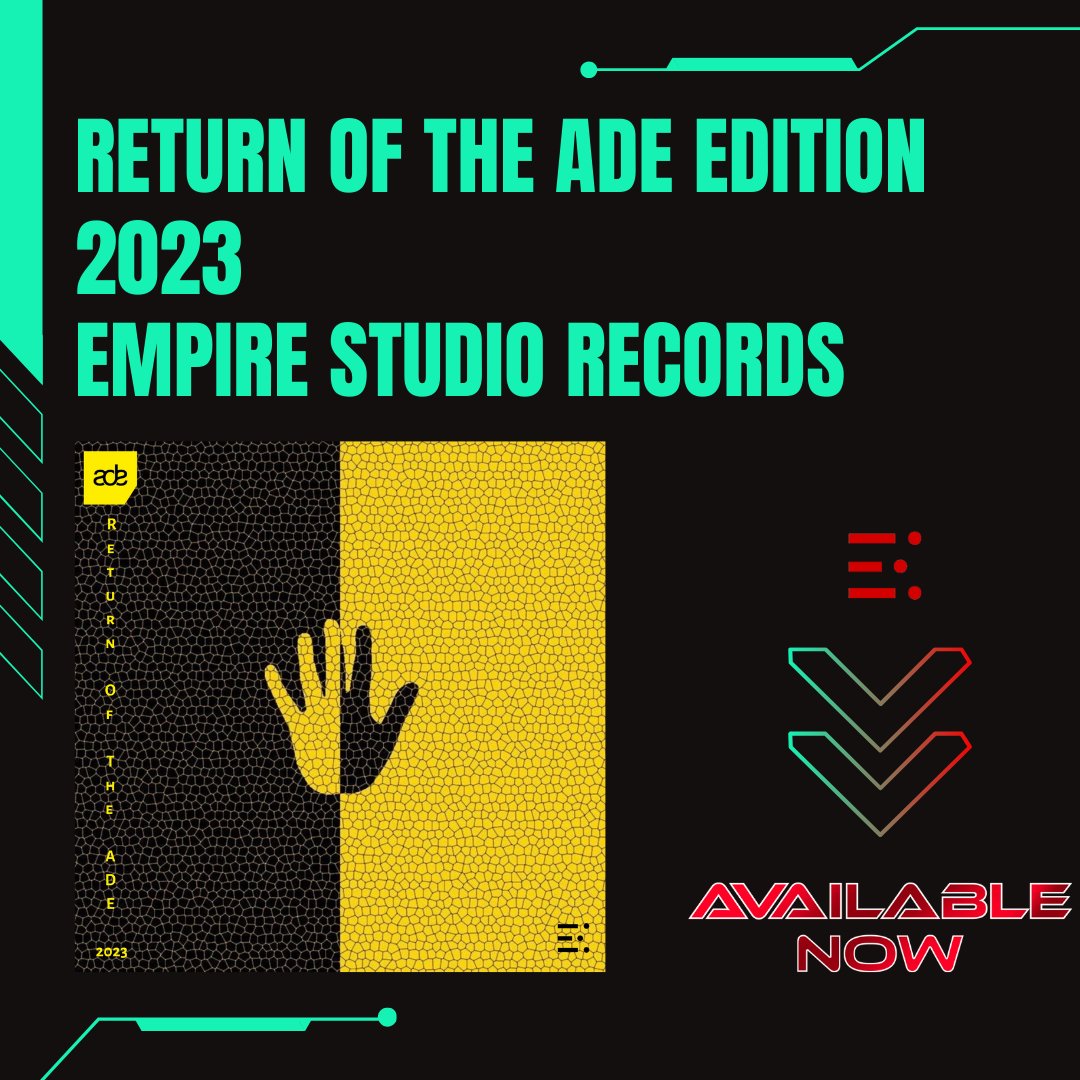 empirestudiorec's tweet photo. Out Now !!!
‘Return Of The ADE 2023' – The Compilation by Empire Sudio Records !
Stream / Buy Here : https://t.co/Z4X3SzVdgL
CAT#: EMPSR251
#empirestudiorecords #tiktokmusic #hoop #newmusic #NewMusicFriday
#Ade2023 #bestsong #bestofmusic #songoftheday
#Music #Beatport
#ade https://t.co/9l1tmJBPSE