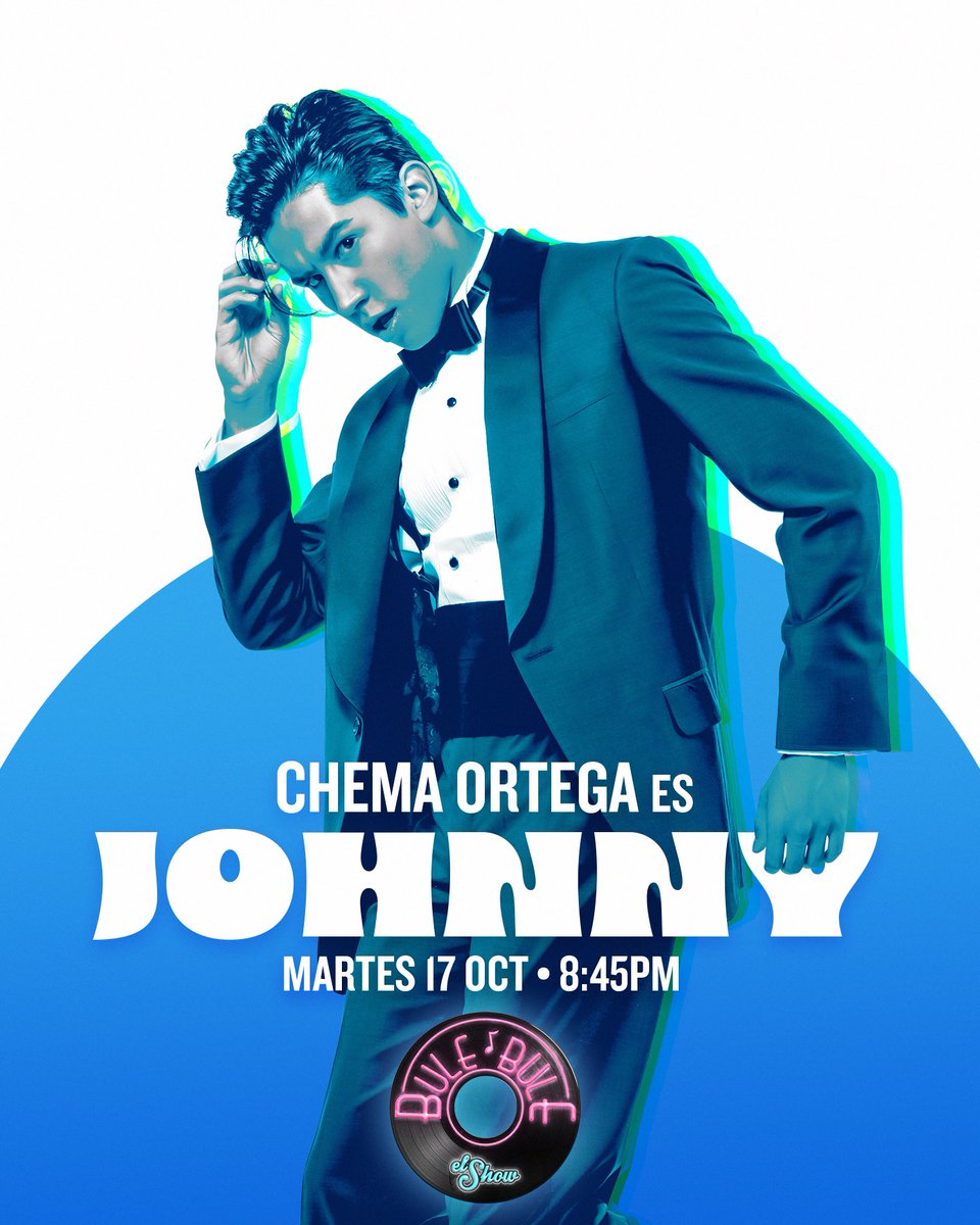 Hoy en el programa más visto de la televisión mexicana, como parte de #lospillosdelrock estará <a href="/ChemaOrtGzz/">Chema Ortega</a> como #Johnny.

Nos vemos hoy en #bulebuleelshow en el <a href="/teatro_milan/">Teatro Milán</a> 🎙️encuentra tus accesos aquí👉🏼 bit.ly/BuleBule-ElShow