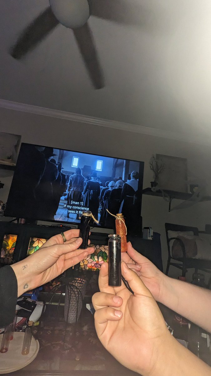 Spooky movies and spooky drinks