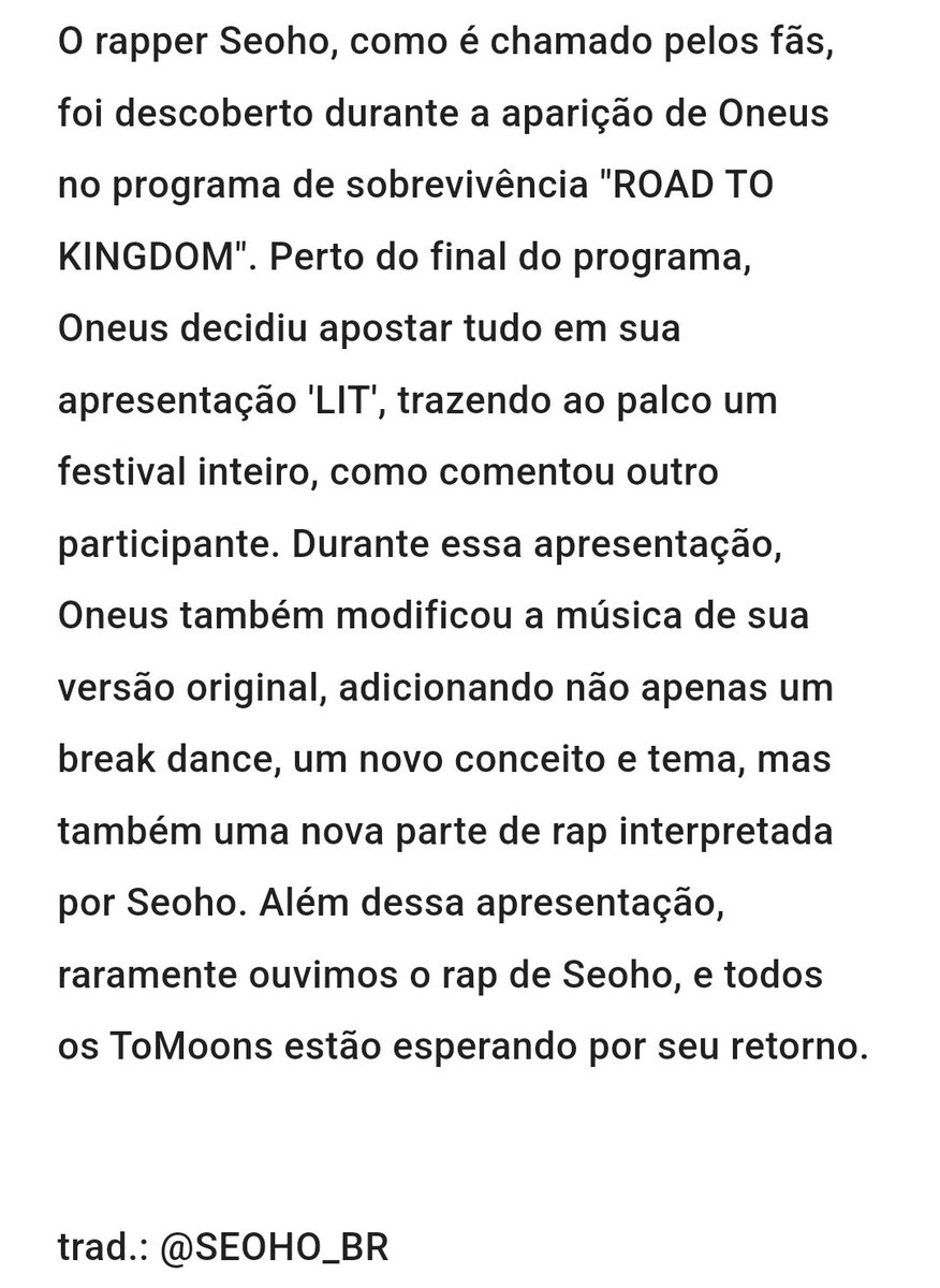 171023 | KPOPMAP

📝Seoho entrou como um dos "7 vocalistas de K-Pop que provaram que também poderiam ser rappers" de acordo com a Kpopmap

🔗kpopmap.com/7-kpop-vocalis…

#ONEUS #SEOHO #원어스 #서호