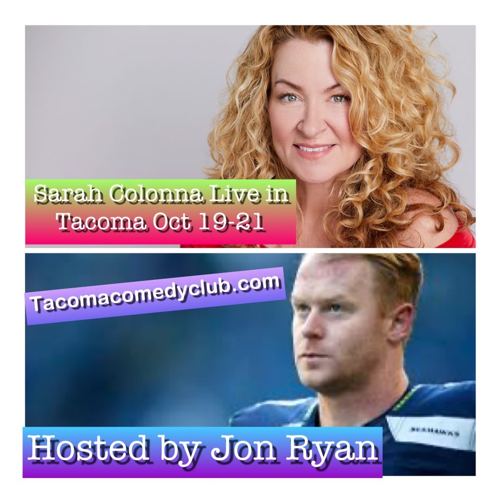 Come see @sarahcolonna @tacomacomedy this weekend. I’m hosting which means they might run low on beer cause that’s what they pay me in Tickets: tacomacomedyclub.com/events/76512