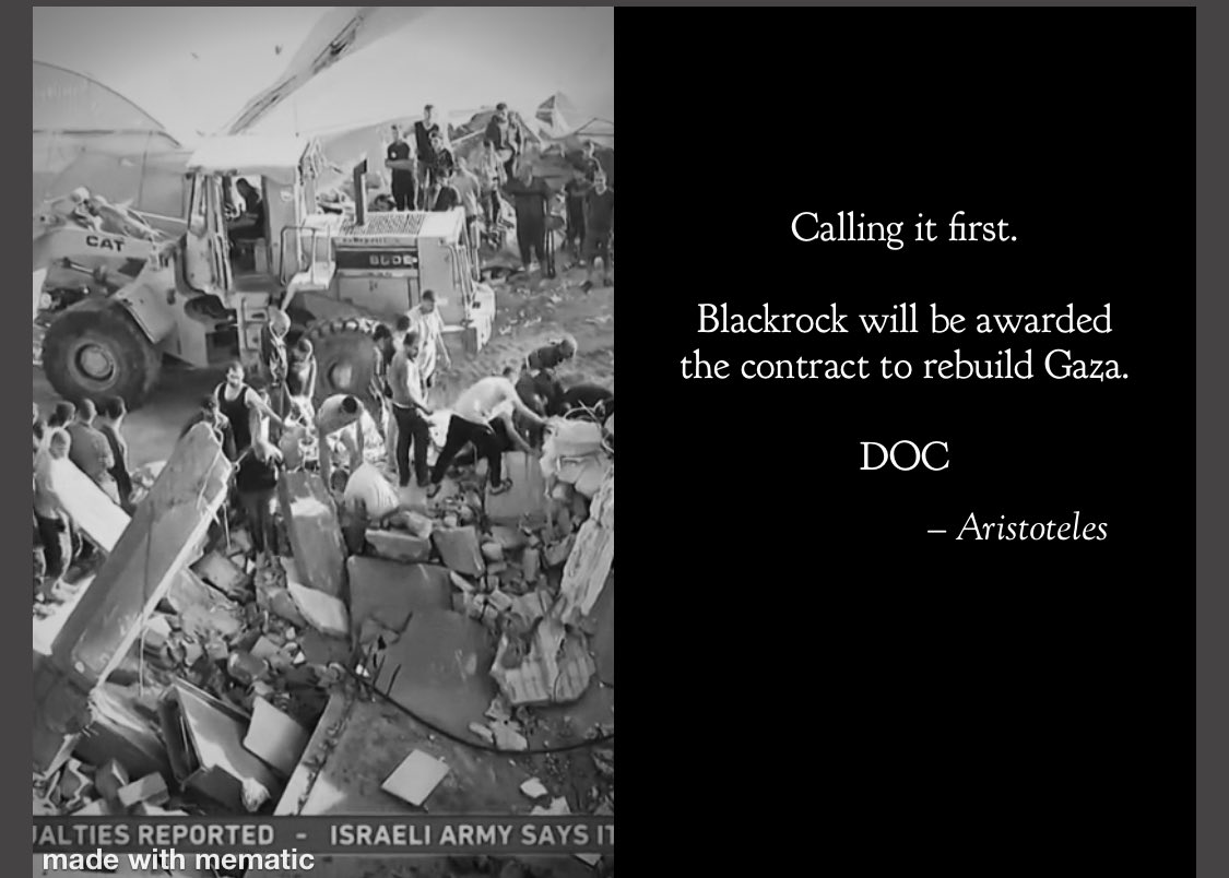 DocMalibu's tweet photo. #DOCPredictions
#water4Gaza https://t.co/zvBM0qBegg