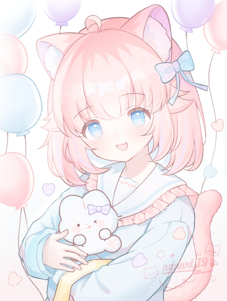 「 thank you for your gift ! ( *・ω・)#Vtube」|Nana 🌷 Art ┆ Rig 🧸のイラスト