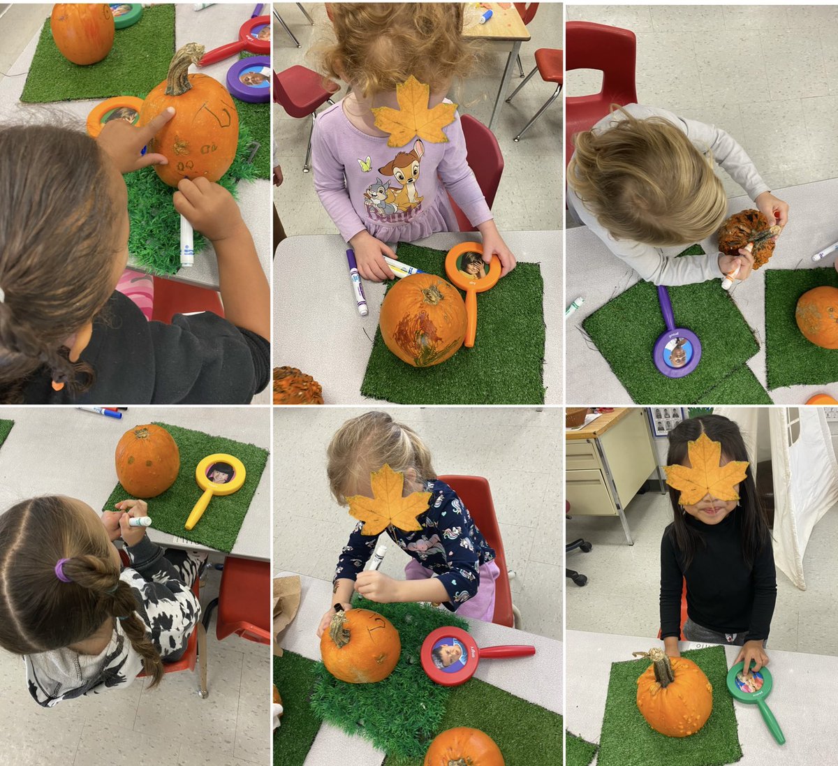 Pumpkin Emotions! 🎃 
We have been talking about our feelings and <a href="/ZonesOfReg/">Zones of Regulation</a>. Our students were practicing how to draw each emotion on the pumpkins. <a href="/DonnellyEmilie/">Mrs. Donnelly</a> <a href="/louisearbourfi/">Louise Arbour FI</a> <a href="/TVDSBKinder/">TVDSBKindergarten</a>