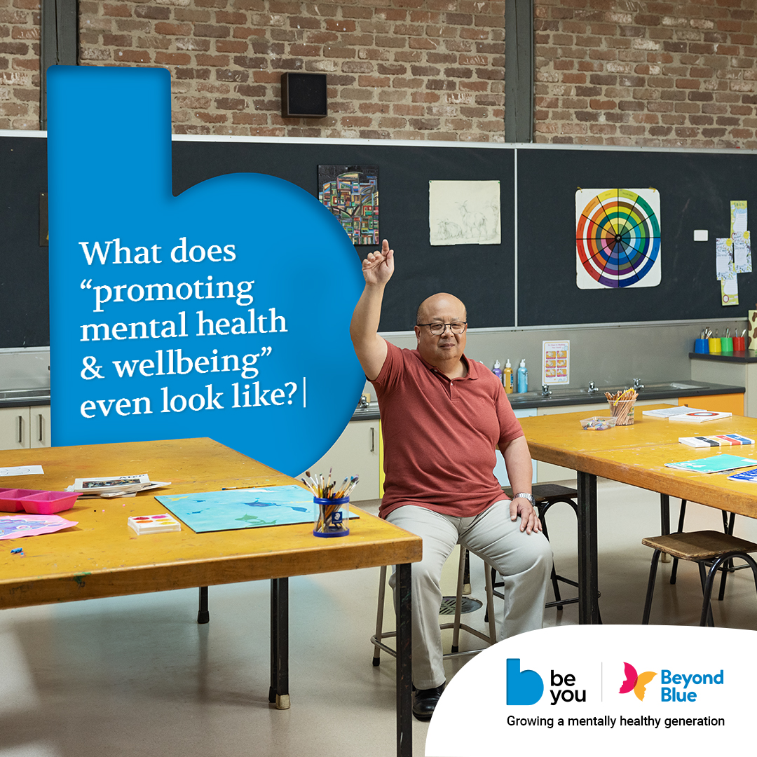 Are you an educator? Got a question? Raise your hand.
Be you supports educators with specialist mental health in education consultants.
See how we can help you: beyou.edu.au/raise-your-hand