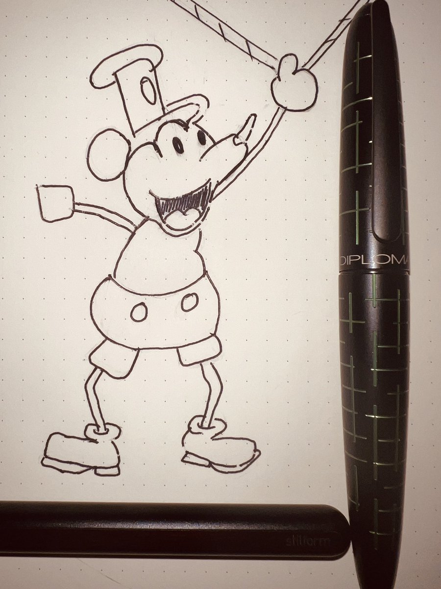 _itsJamesD_'s tweet photo. Pen and Ink Challenge - October 17
#penandinkchallengeoct23 
#mickeymouse

#stilform
#diplomatpens 

@mgmbesalie
@penandinkchallenge https://t.co/gEv7KFZvBG