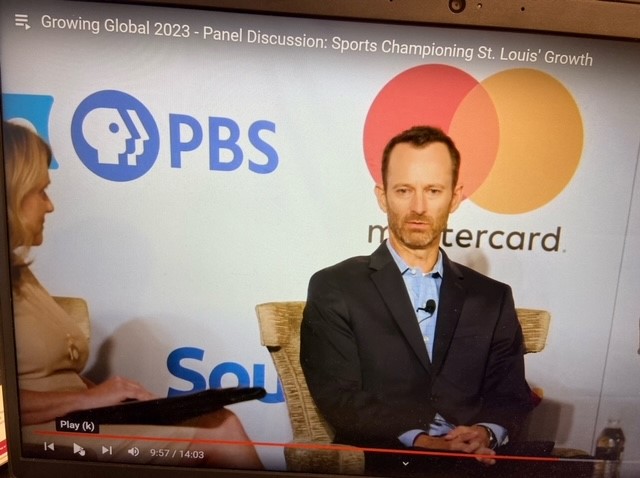 ICYMI: Few tidbits from <a href="/WTCSTL/">WTC St. Louis</a> #STLGrowingGlobal panel discussion. Why was playing in London such a big deal <a href="/annemberger/">Anne-Marie Berger</a> Leveraged it in terms of being on the global stage. Maturation of modern sport occurred in US &amp; that history elevated <a href="/Cardinals/">St. Louis Cardinals</a> <a href="/Cubs/">Chicago Cubs</a> <a href="/MLB/">MLB</a> Bill DeWitt III