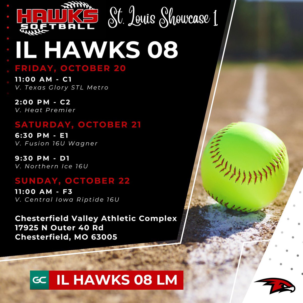 St. Louis Showcase 1 here we come!