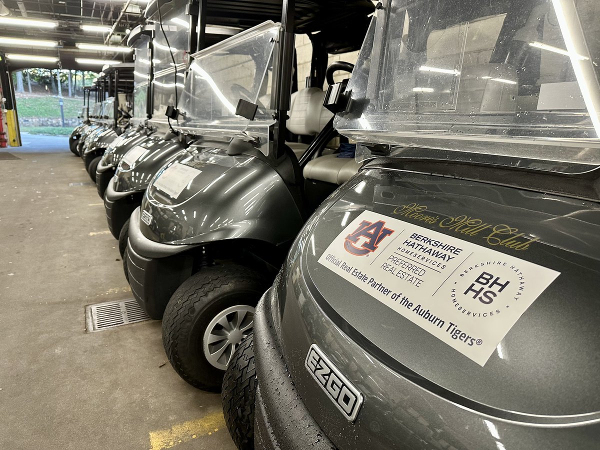 Always ready for a good day of #golf with the @AuburnChamber. We’ll see all of you in the morning. You know hole #10 will be ready.
*
#AuburnChamberofCommerce #BHHSInvolved #1RealEstate