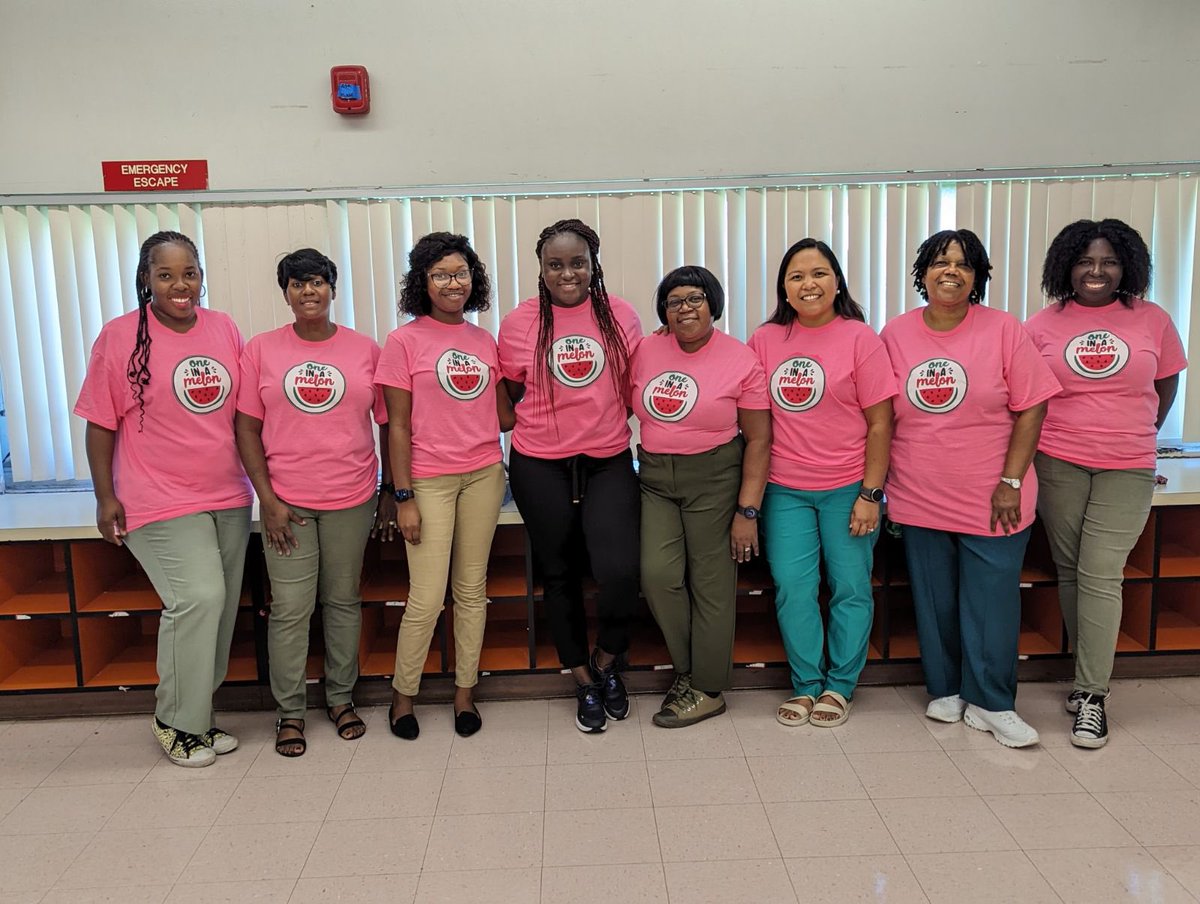Staff Spotlight 🗣️Our PreK team is “One in a Melon”! We have the best teachers and ESPs supporting our youngest scholars. What an awesome job being showered with the sweetest hugs all day long. 😍 <a href="/rumble_marie/">Marie Rumble</a> <a href="/RPE_AP/">Shayla Dekle</a> @BcpsCentral_
