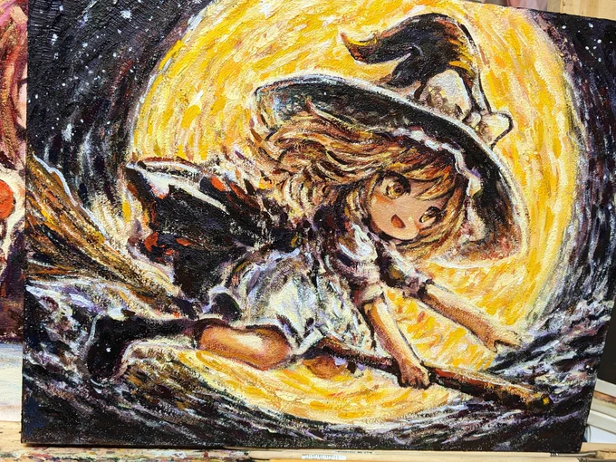 魔理沙の油絵 