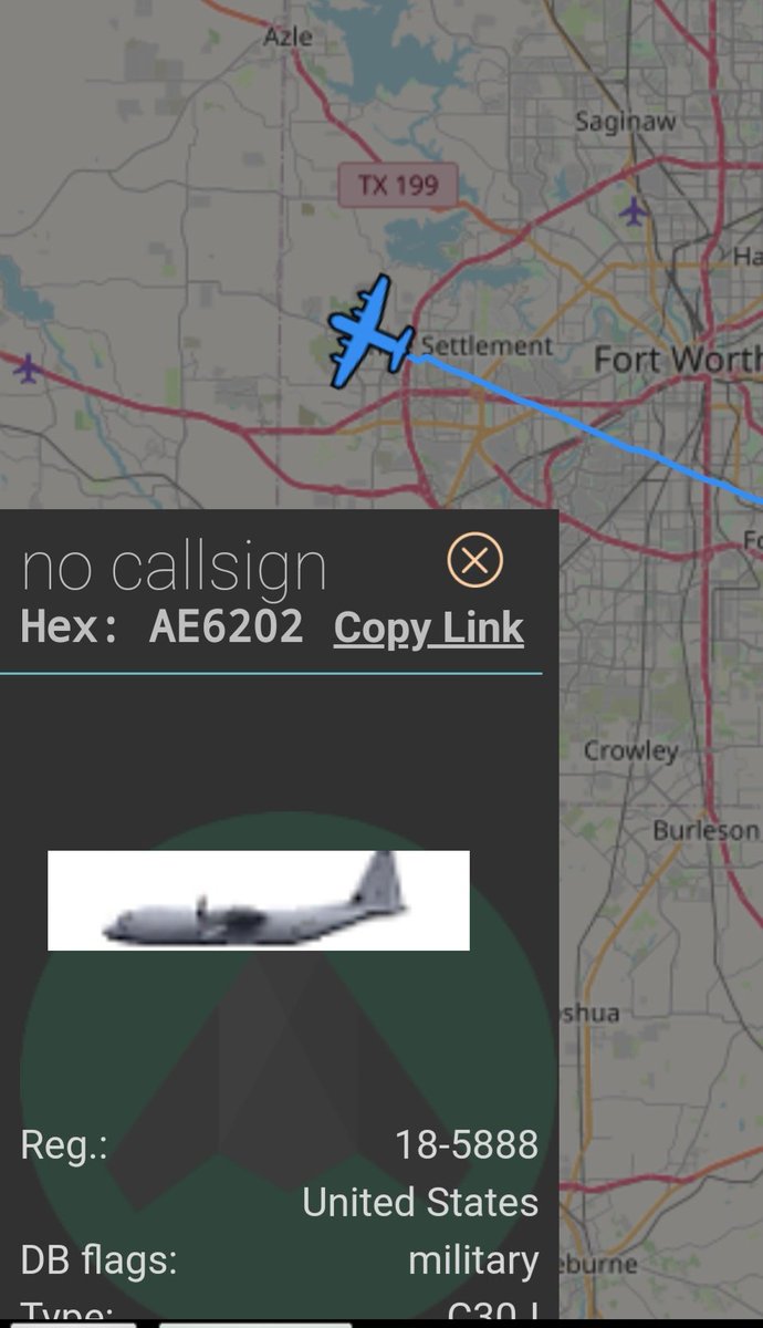 aviationarchive's tweet photo. AC-130J Ghostrider coming from Eglin flying over heading west.  I worked on C-130s, but I have never seen one of these rare gems.
18-5888
#AE6202
#AC130J  #Ghostrider #Gunship https://t.co/s8tKIxqN0o