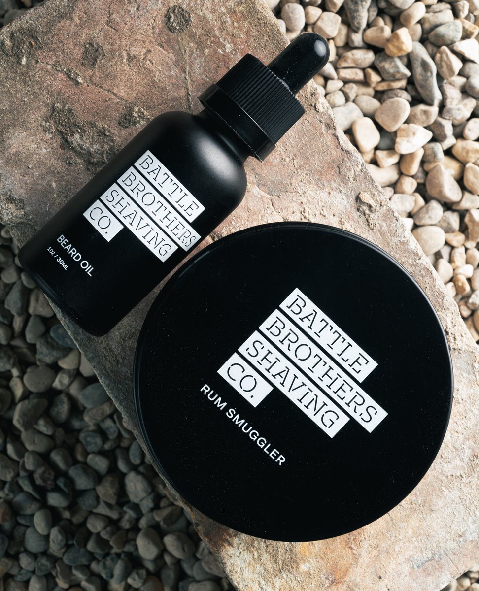 BBshaving's tweet photo. With our wide range of products, from shaving cream to beard oil, we have got you covered. So what are you waiting for? Start your self-care routine, with Battle Brothers! 🤜🏻🤛🏼

#battlebrothershaving #armyveteran #veteranbusiness #grooming #skincare #america #madeinusa #selfcare https://t.co/AK76NZW4Dd