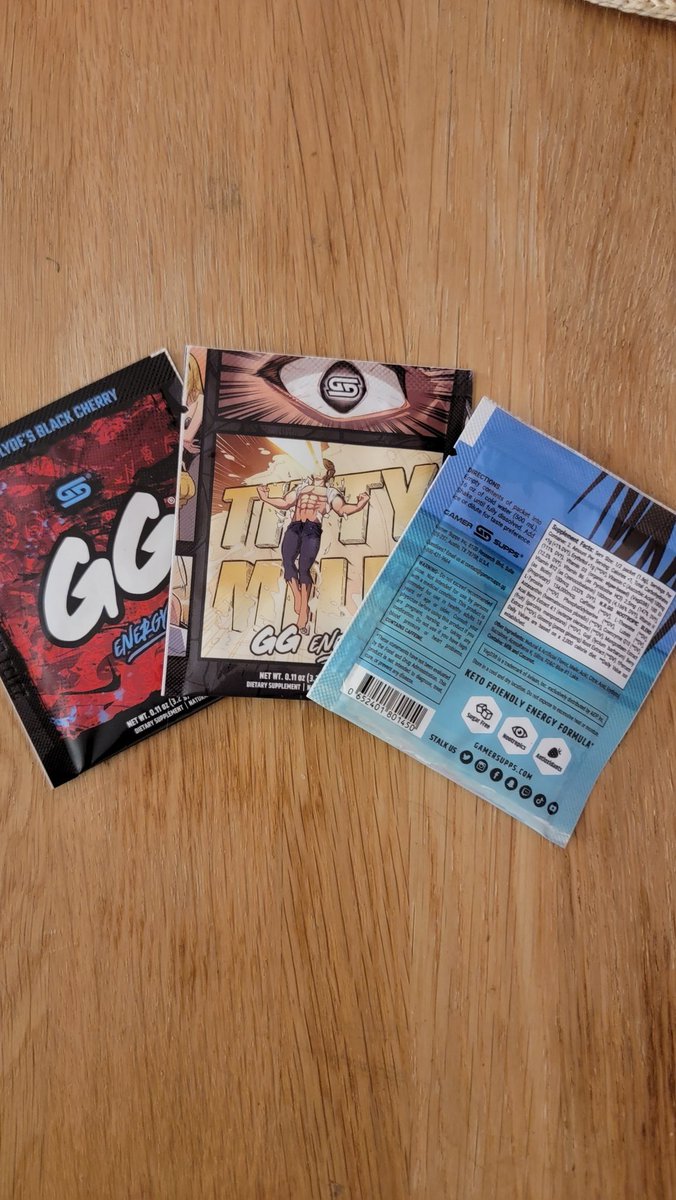 MunchkinFreebie's tweet photo. Check out these #Free #Samples of GG Energy that came in the mail today! Thank you @GamerSupps 

#freestuff #productsamples #freebies #happy https://t.co/ColfKm4TEE