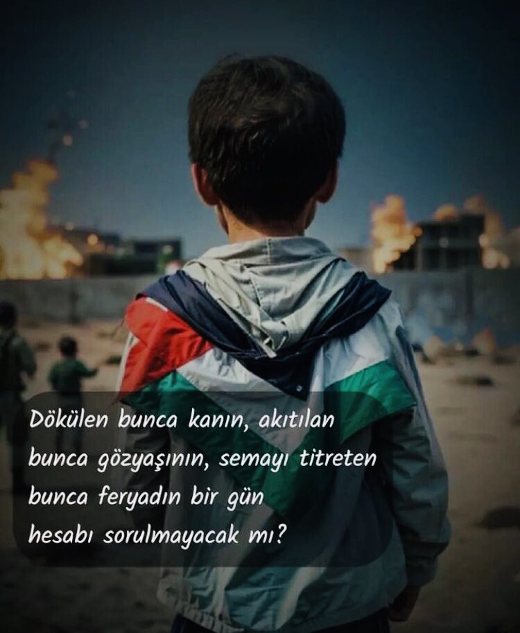 Dünya uyuyor, göz göre göre katliam yapılıyor.. 😔😥 Bu zulme, haksızlığa sessiz kalan dilsiz şeytandır.!

#PalestineGenocide 
#SavaşaHayır