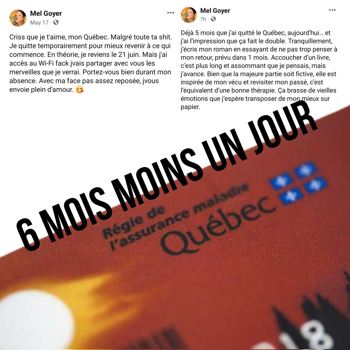LesIlluminesQC's tweet photo. Le Québec c'est de la marde 6 mois moins un jour par année. https://t.co/L7mW4Rtw3o