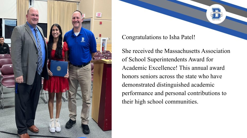 Tweet_DPS's tweet photo. Congratulations to Isha Patel! https://t.co/gdtpWpbr19