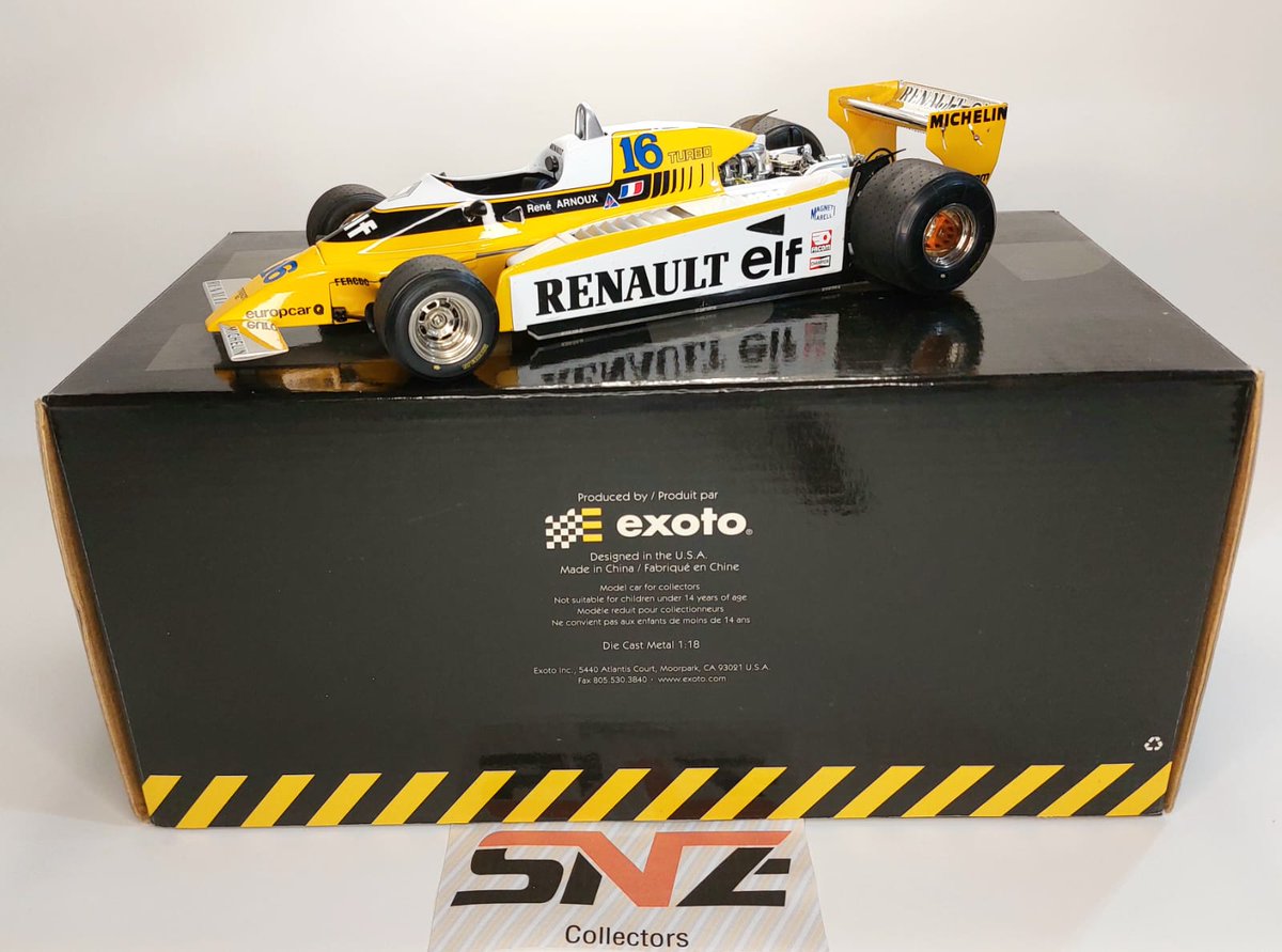 SNZcollectors's tweet photo. Renault RE 20 Turbo
Rene Arnoux
EXOTO
Escala 1/18
Seguinos en Instagram, Facebook y Tiktok:
@SNZcollectors
Buenos Aires - Argentina 🇦🇷
#SNZcollectors
#exoto
#renault https://t.co/mnZn6s0sqe