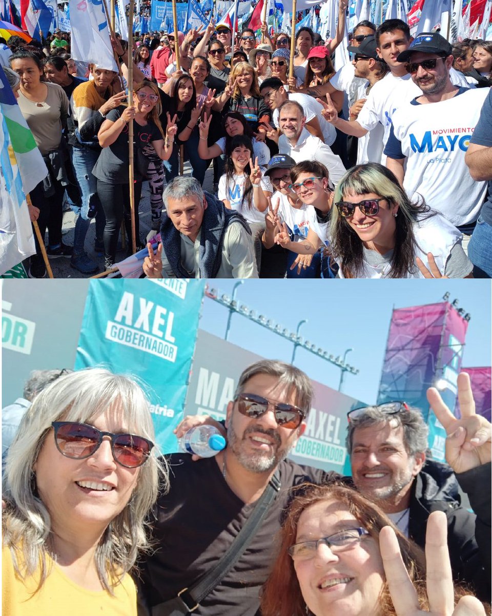 Movimiento_Mayo's tweet photo. Acompañamos al Ministro de Economía y candidato a Presidente, Sergio Massa, al Gobernador Axel Kicillof y al intendente de Avellaneda, @jorgeferraresi en el cierre de campaña, del Gobernador, en marco del Dia de la Lealtad. https://t.co/KhX6OnD3aM