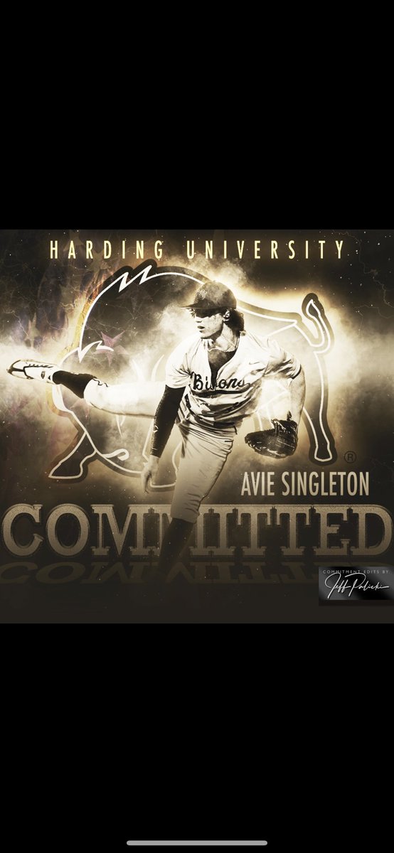 I am excited to announce my commitment to Harding University. I want to say thank you to my family, coaches, and teammates for the support along the way. Go Bisons!🦬
<a href="/Harding_Base/">Harding Baseball</a> <a href="/Zach_Beasley27/">Zach Beasley</a> <a href="/Cabot_Baseball/">Cabot Baseball</a> <a href="/arprospectcoach/">Andy Menard</a> <a href="/ARPROSPECTS/">Arkansas Prospects</a>