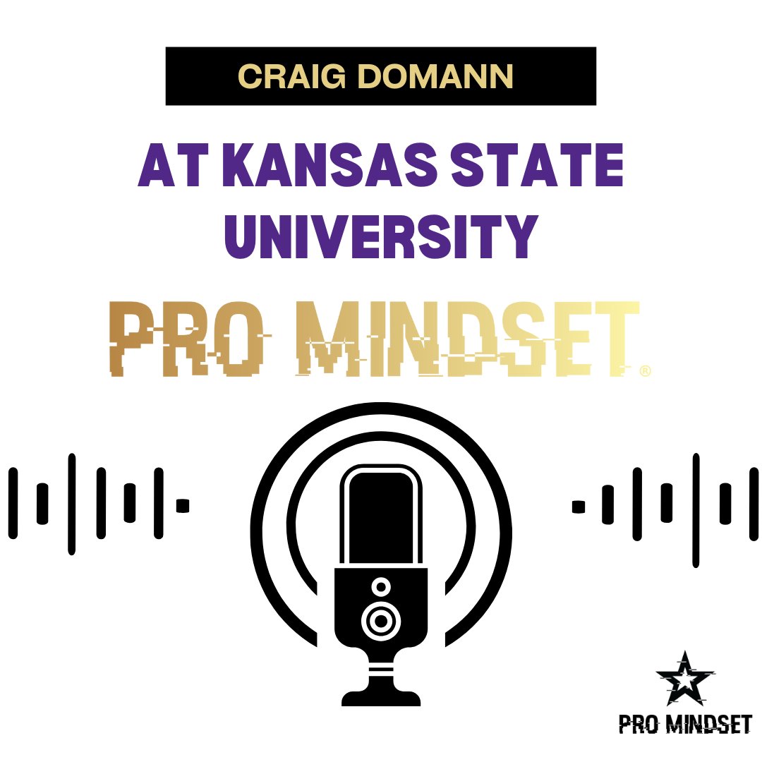 Tune in as Pro Mindset® Podcast host Craig Domann speaks to a Kansas State University Sports Marketing Class about the Pro Mindset model. Don’t miss as Craig dives into the critical Pro Mindset® components and much more. Episode drops on 10/18🔥 #ProMindset #Podcast #KSU #Mindset