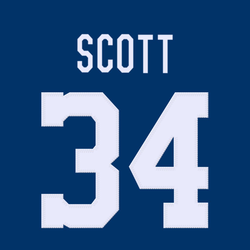 Indianapolis Colts RB Zavier Scott (@zavierslight) is wearing number 34. Last worn by Jake Funk. #ForTheShoe