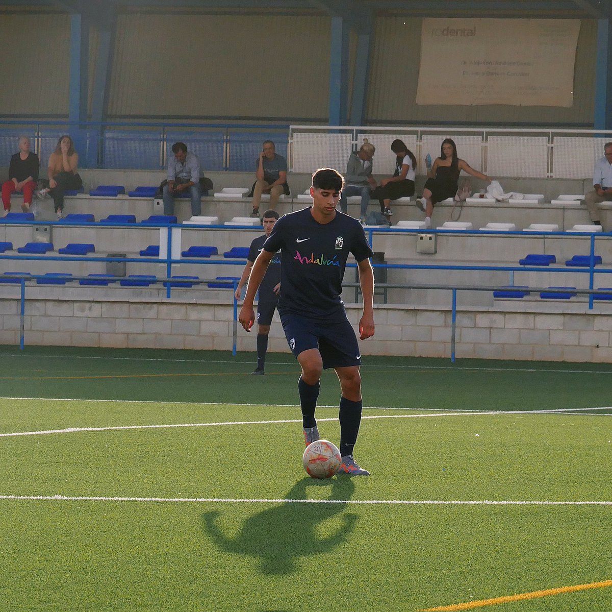 Jugadores de #CFMotril en los entrenamientos de la Selección Andaluza en La Roda ( Sevilla )