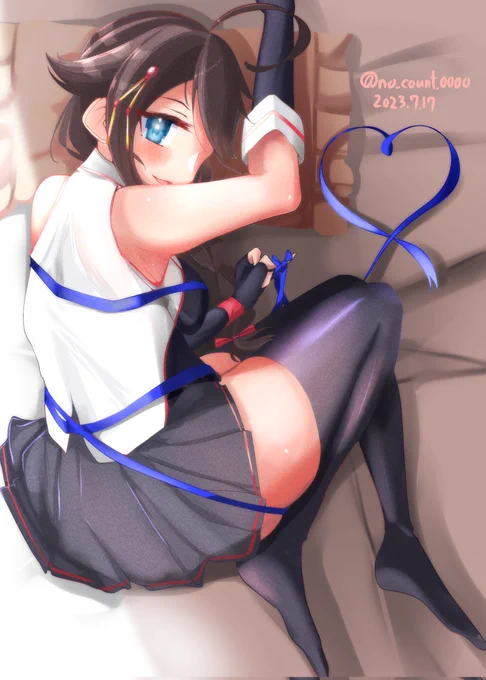 #ミニスカートの日スカートはベッドの上がよく映える 