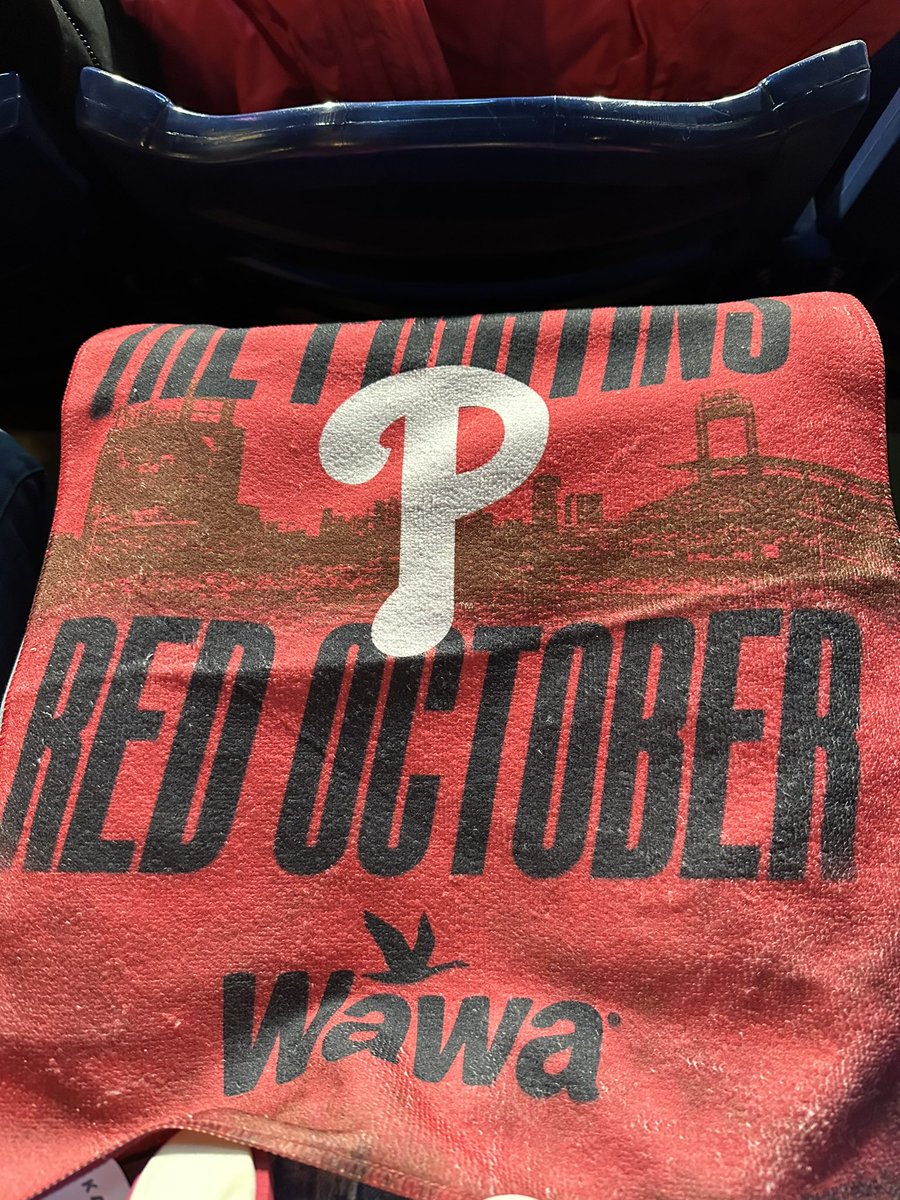 If the Diamondbacks thought they had a chance, they simply don’t. A <a href="/Wawa/">Wawa</a> rally towel holds a ton of rally power. Go Phillies.