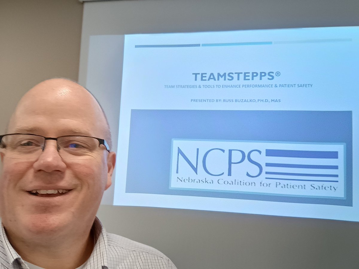 A great day at Butler County Health (BCH), David City, NE facilitating two TeamSTEPPS training sessions on behalf of the Nebraska Coalition for Patient Safety (NCPS).  Skilled and engaged team of health professionals at BCH!