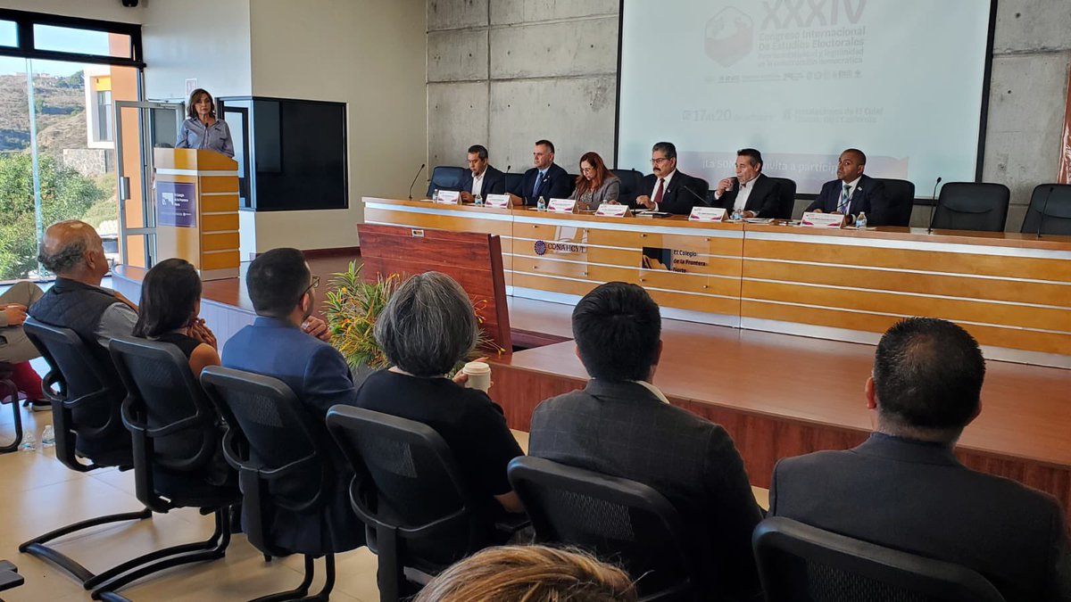 elcolef's tweet photo. 🔸 Inauguramos el XXXIV Congreso Internacional de Estudios Electorales desde El Colegio de la Frontera Norte.

Sigue el programa ➡️ https://t.co/j5D7FYMoP7

@somee_mx @INE_BC @IEE_BC @UABC_oficial https://t.co/VP0IpBN5V9