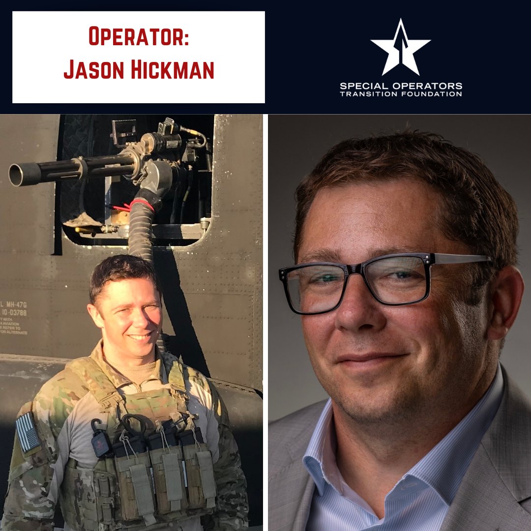 It's #Military Transition Tuesday and we’re thrilled that Army Veteran, Jason Hickman, has accepted a position with <a href="/Boeing/">The Boeing Company</a>. “Thanks to the SOTF for providing the foundation of my transition. SOTF allowed for the discovery of key insights through coaching and networking."