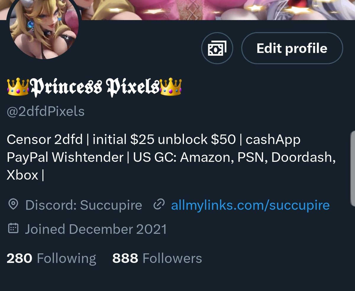 2dfdPixels's tweet photo. Angel number Send for the fairest of them all😇 $8.88/88.80/888 let's hear your wallet cheer for Princess💸💸💦

🌟 2dfd findom finsub paypig femdom humanatm cashcow hentai goon 🌟 https://t.co/1oz2eUtCbY