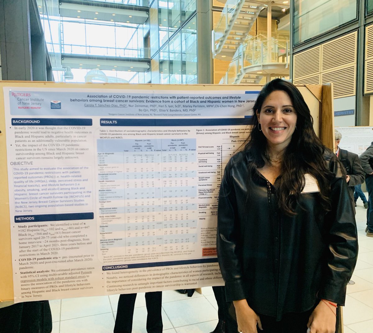 Bonnie Qin (@bonnieqin1) on Twitter photo An exciting day as we share our latest cancer epi work at the CINJ-Princeton #CancerResearch Symposium today <a href="/RutgersCancer/">Rutgers Cancer Institute</a> <a href="/RUCancerPrevRes/">Rutgers Cancer Prevention and Population Research</a> Honored to be part of this team! <a href="/hiyer_epi/">Hari Iyer</a> <a href="/TengtengW_EPI/">Tengteng Wang</a> <a href="/carolaTsanchez/">Carola</a> #CancerPrevention #CINJCancerEpi An exciting day as we share our latest cancer epi work at the CINJ-Princeton #CancerResearch Symposium today <a href="/RutgersCancer/">Rutgers Cancer Institute</a> <a href="/RUCancerPrevRes/">Rutgers Cancer Prevention and Population Research</a> Honored to be part of this team! <a href="/hiyer_epi/">Hari Iyer</a> <a href="/TengtengW_EPI/">Tengteng Wang</a> <a href="/carolaTsanchez/">Carola</a> #CancerPrevention #CINJCancerEpi