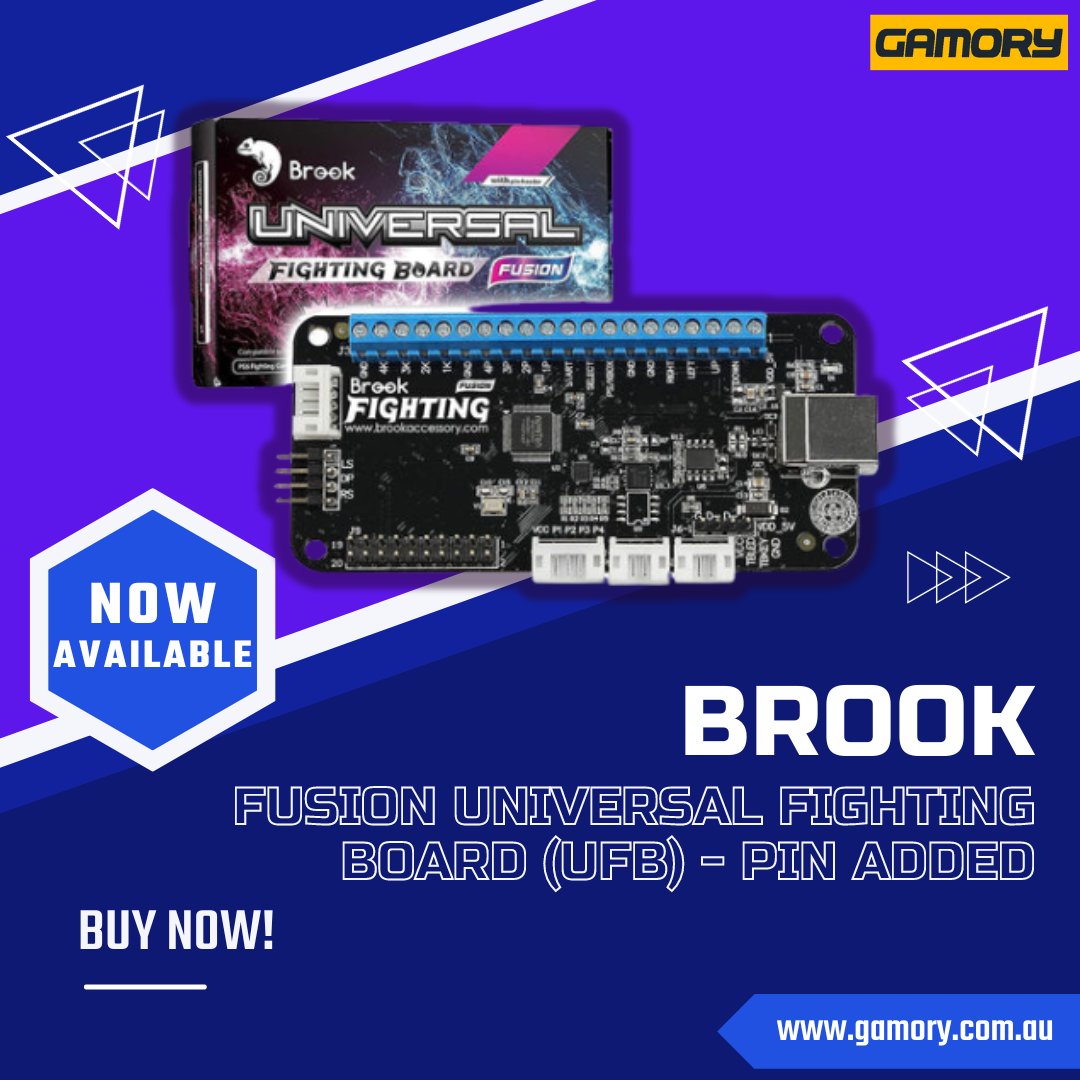 🎮 Level up your gaming experience with the Brook Fusion Universal Fighting Board (UFB) - Now with Pin Support! 🕹️
Your all-in-one solution for cross-platform gaming. ▶️gamory.com.au/collections/ne…
#brookfightingboard #FightingBoard #universalfightingboard #MultiplatformGaming #Gamory