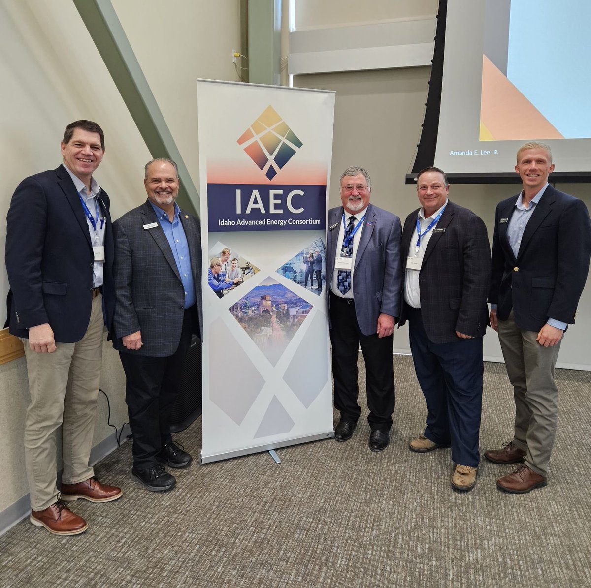 Great time today seeing my eastern Idaho colleagues at the Idaho Advanced Energy Consortium conference. Really cool things in the works over here that will change our energy landscape!