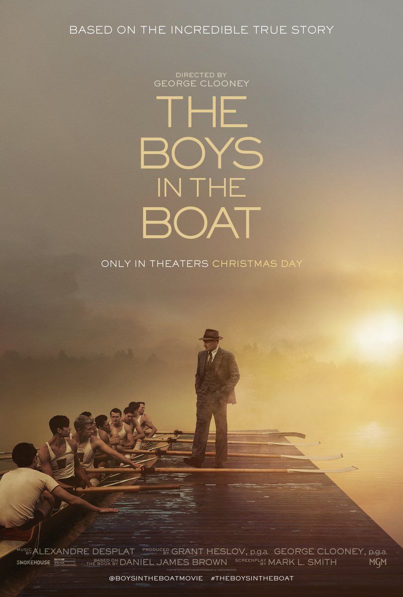 Together as one.
Based on the incredible true story, #TheBoysInTheBoat is a film directed by George Clooney, starring Joel Edgerton and Callum Turner. Only in theaters this Christmas.