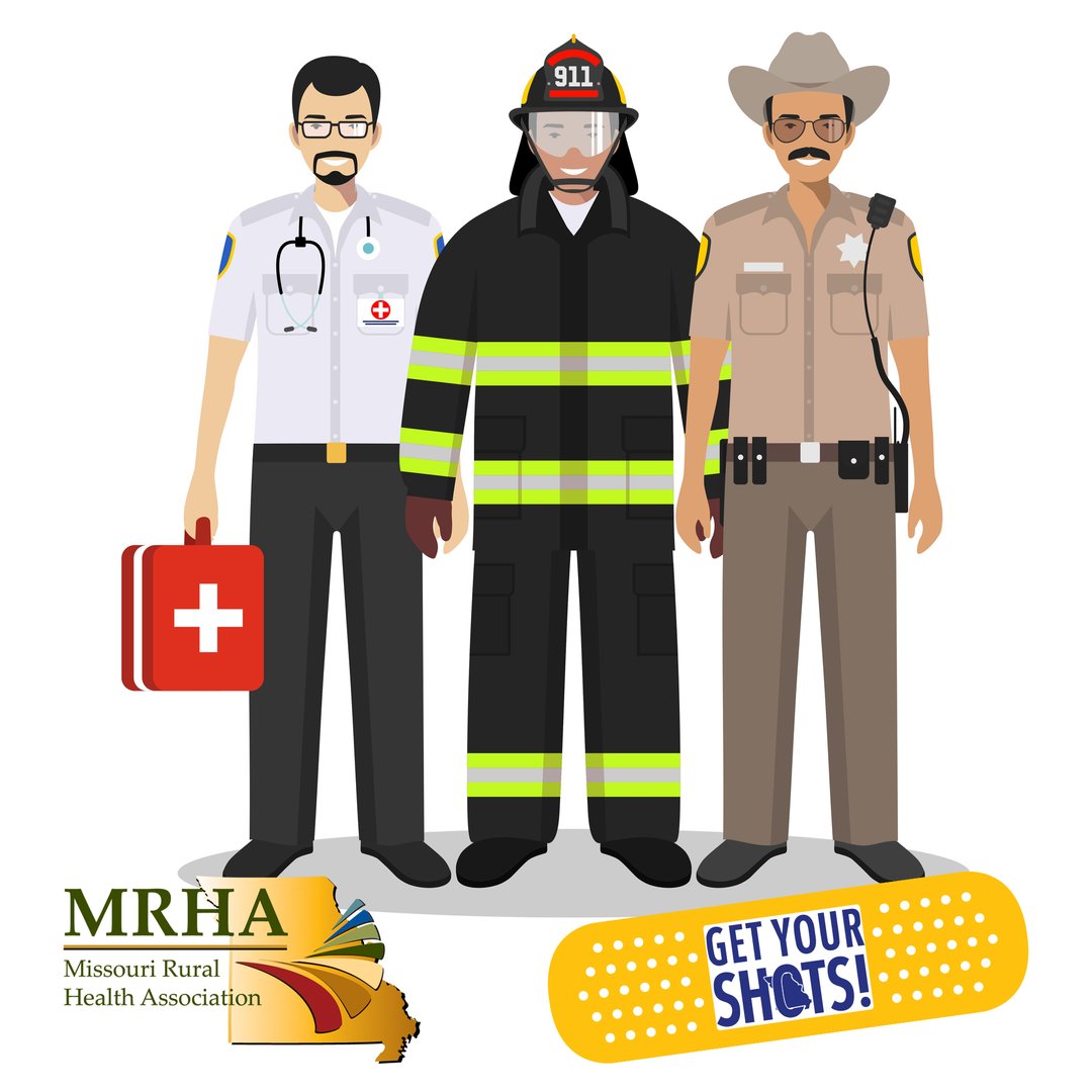 We CELEBRATE the first responders who are on the front lines during this flu and COVID season. 

We also CELEBRATE all Missourians who have already been immunized in 2023! 

#MOStopsCovid #MOStopsFlu #StickItToTheFlu