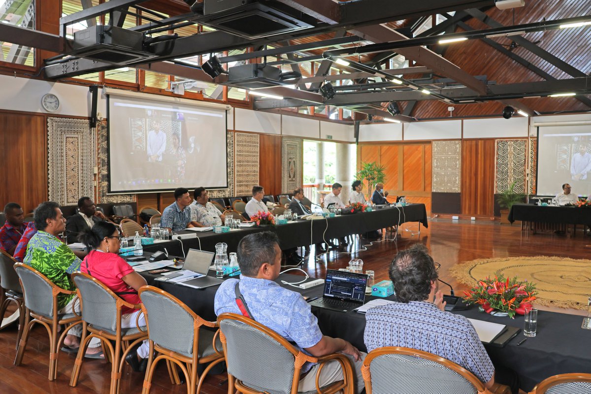 ForumSEC's tweet photo. Over 40 officials and experts are gathered in Suva for a 3-day Workshop on Effective Legal Frameworks for Building the Digital Economy.

Co-hosted by @commonwealthsec, @ForumSEC, @ADB_HQ, @UNCTAD and @UNCDF as part of the Pacific E-commerce Initiative.

https://t.co/vDKeI7tffi https://t.co/NEneDDmU4M