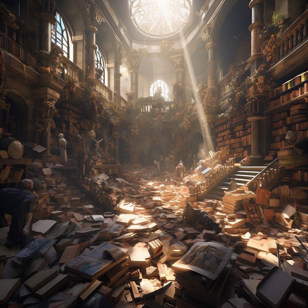 MorrowProject's tweet image. The library was vast and musty but most of the books were in surprisingly good condition for being 150+ years old. I could not wait to tell the other project members about it. #postapocalyptic #themorrowproject #morrowproject