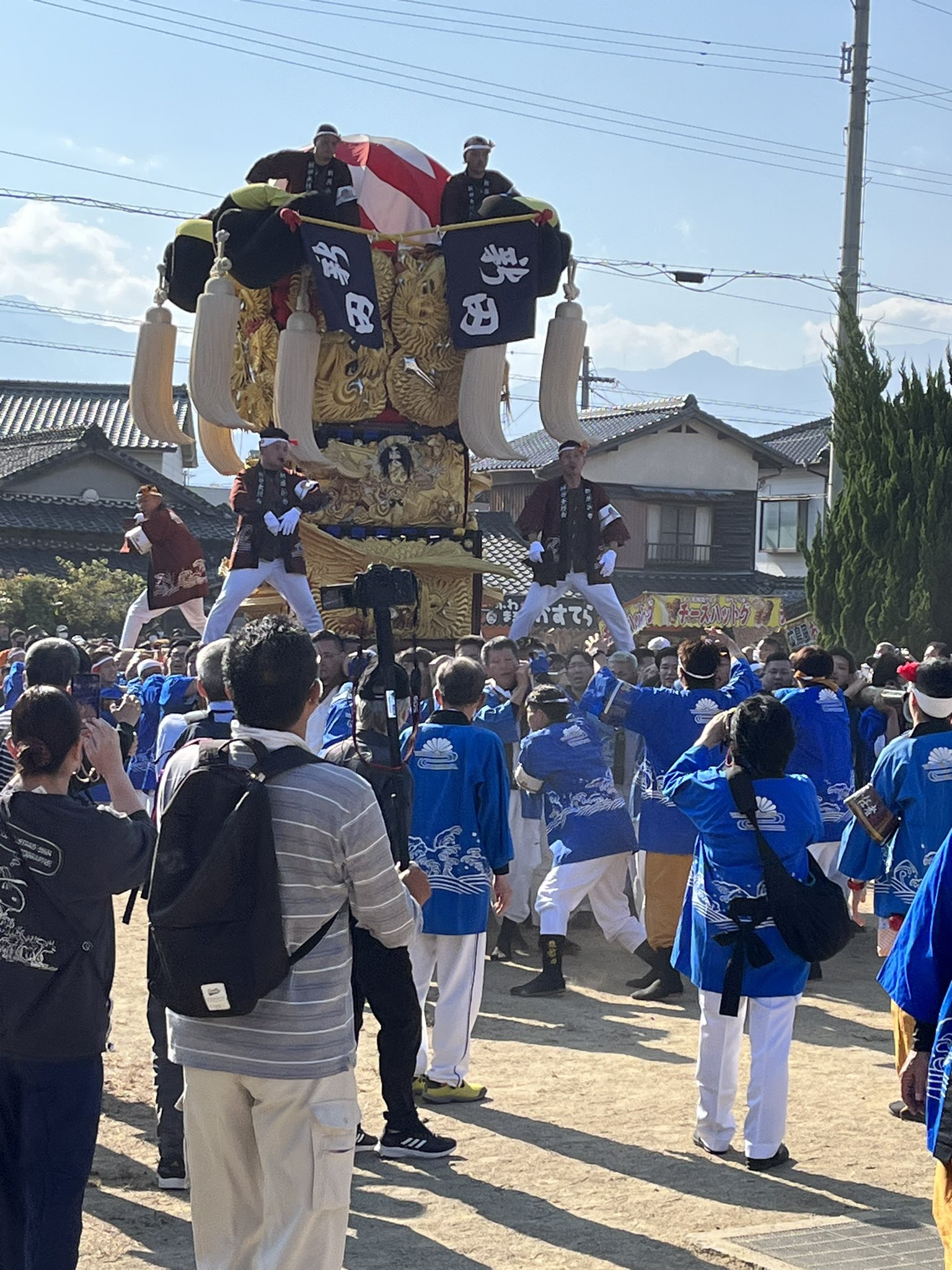 大江太鼓台の法被