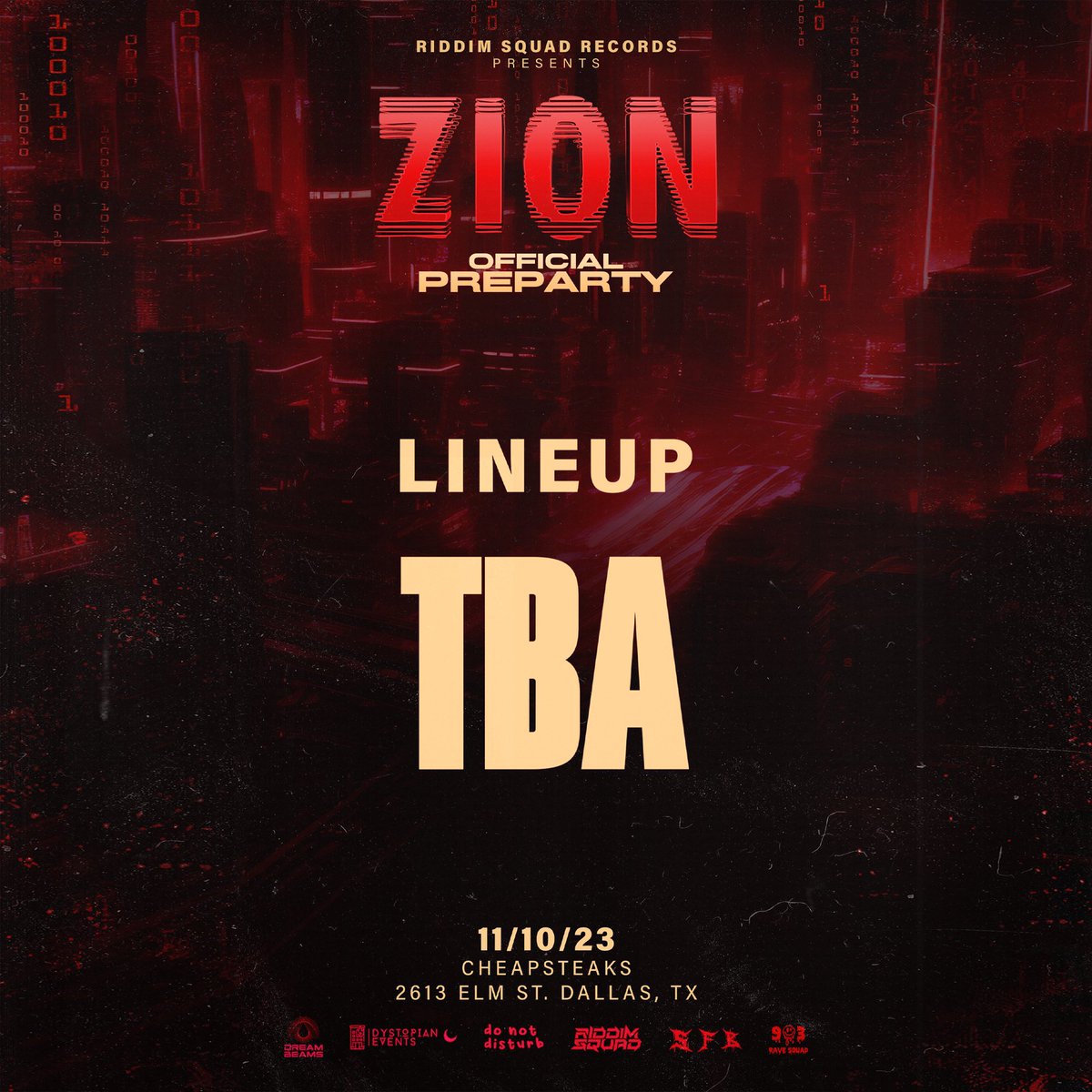 Announcing: <a href="/we_are_ZION/">ℤ 𝕀 𝕆 ℕ</a> Official After Party on 11/10 at CHEAPSTEAKS 🐇🐇

Get ready to rage.

Tix: eventbrite.com/e/zion-prepart…