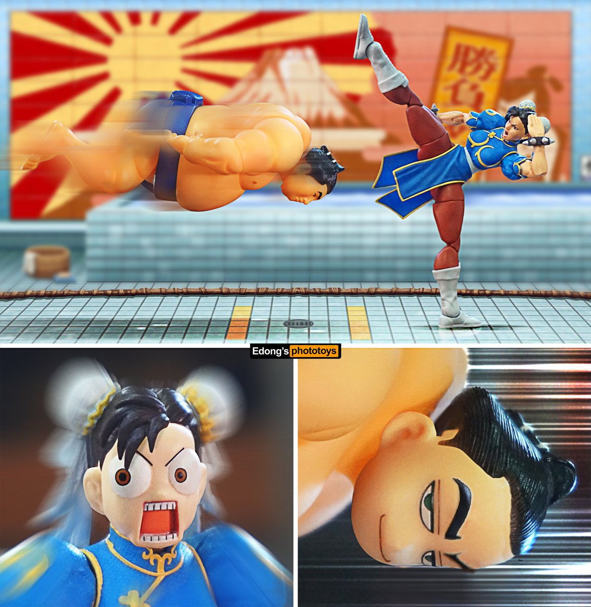 discosamurai's tweet photo. #StreetFighterII #EHonda #SumoHeadbutt #ChunLi https://t.co/mHbZsm5Odf