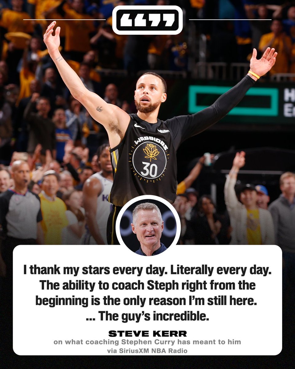 Steve Kerr gave Steph his flowers 💐

(via <a href="/SiriusXMNBA/">SiriusXM NBA Radio</a>)